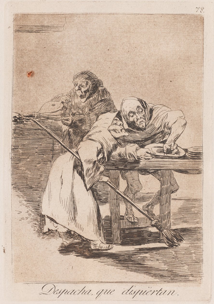 Sé Rápido, Despiertan, finales del siglo XVIII-principios del siglo XIX de Francisco de Goya