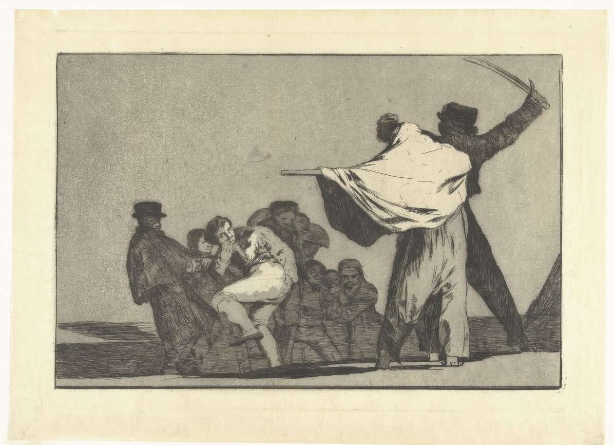 Tontería conocida Conocido disperso Los Disparates (Las locuras) (título de la serie) Los Proverbios (Los Proverbios) (título de la serie) de Francisco de Goya