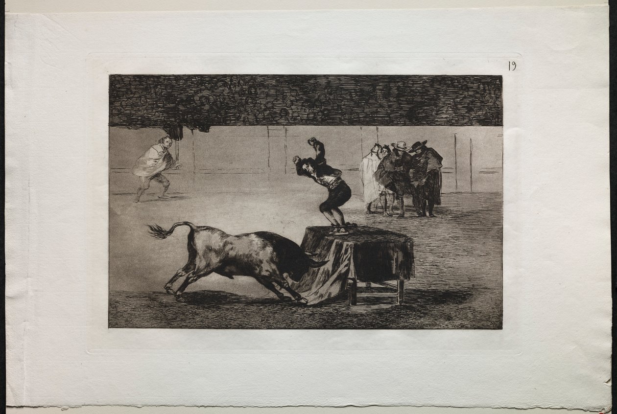 Corridas de toros: Otra locura suya en el mismo ruedo, 1876 de Francisco de Goya