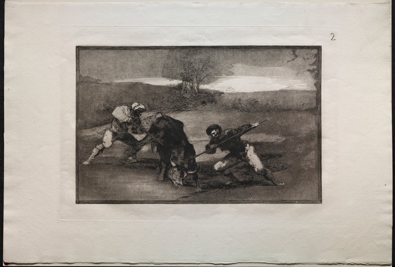 Corridas de toros: Otra forma de cazar a pie de Francisco de Goya