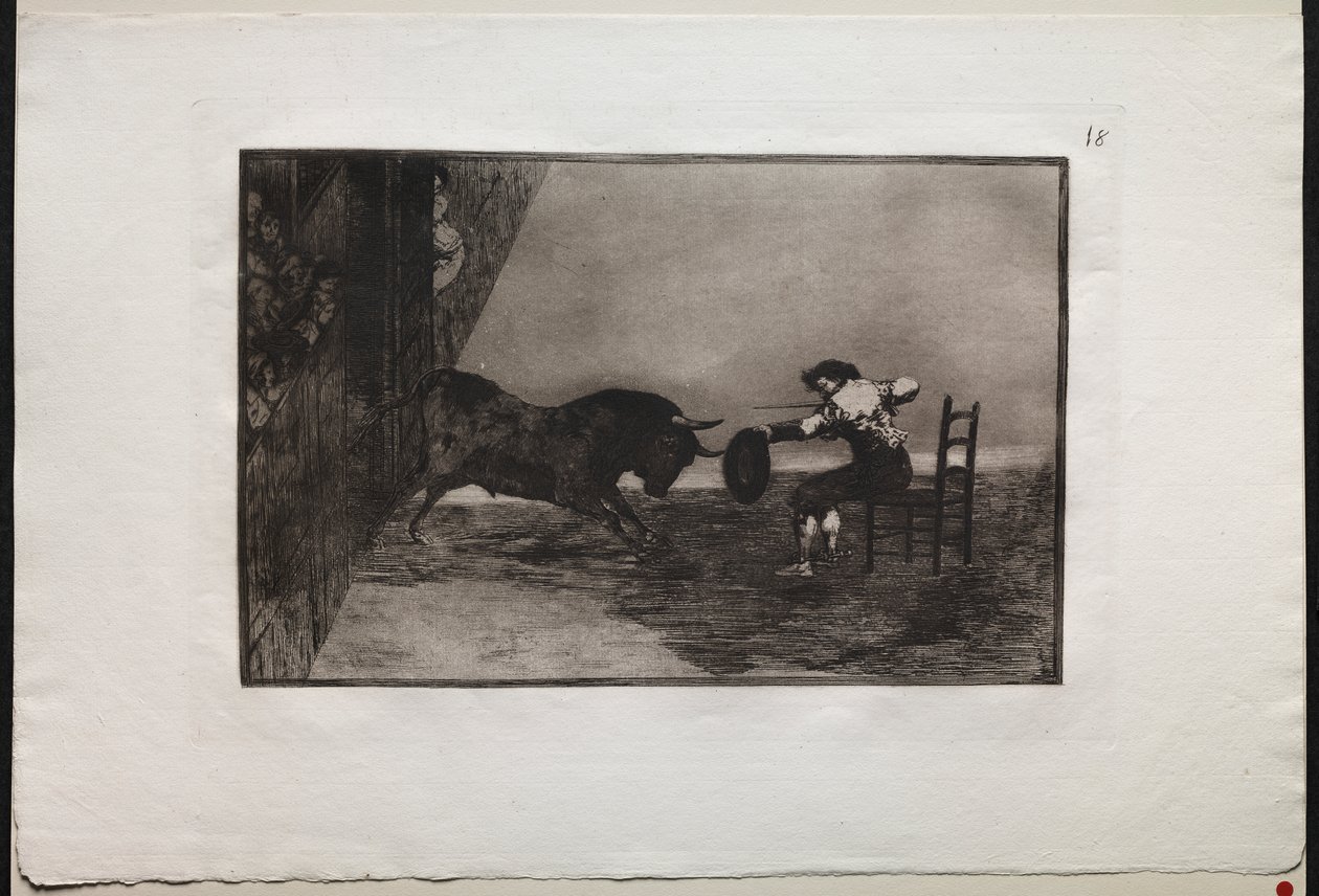 Corridas de toros: La osadía de Martincho en el ruedo de Zaragoza de Francisco de Goya