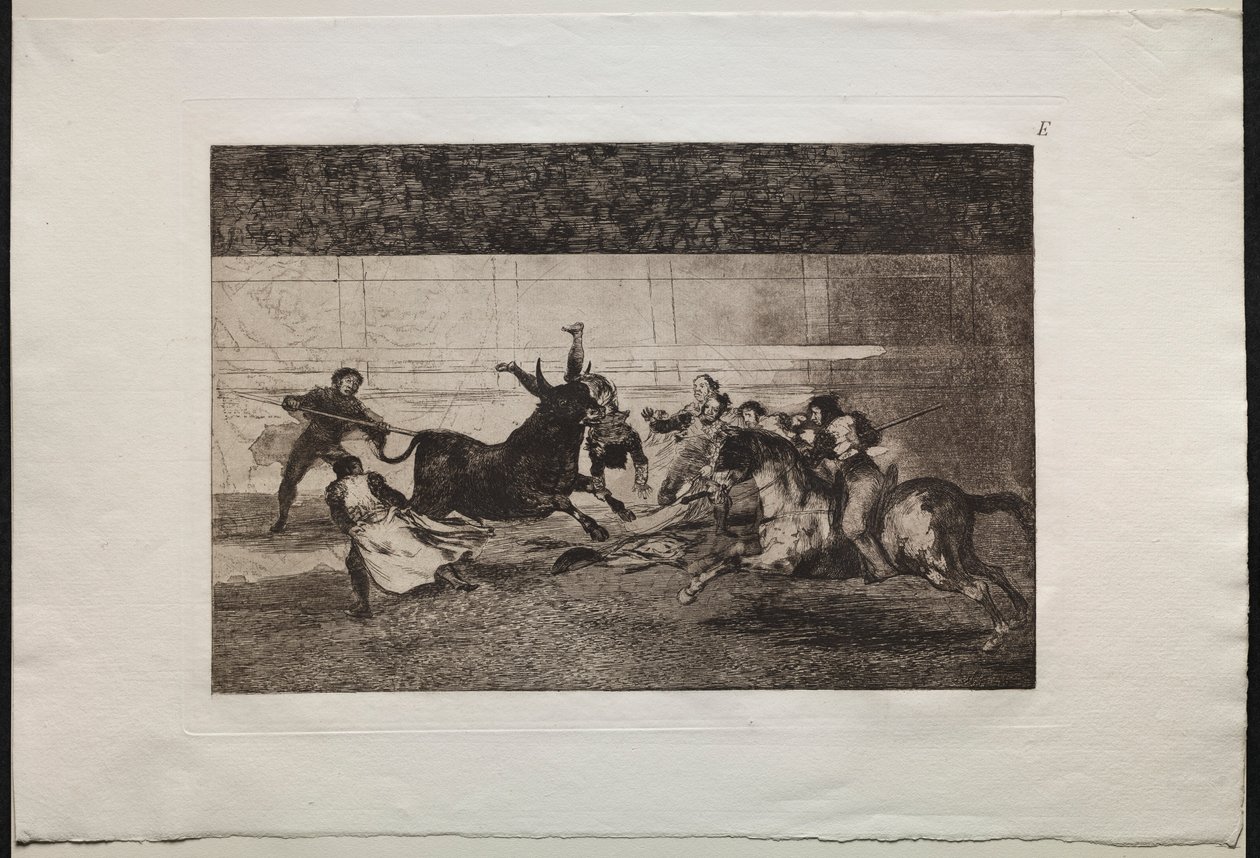 Corridas de toros: La muerte de Pepe Illo 2ª composición, 1876 de Francisco de Goya