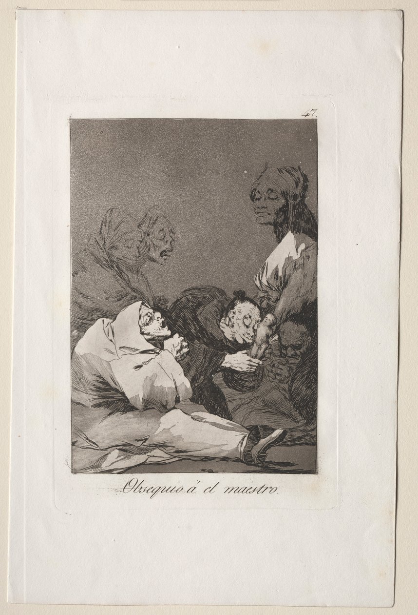 Caprichos: Un regalo para el maestro de Francisco de Goya