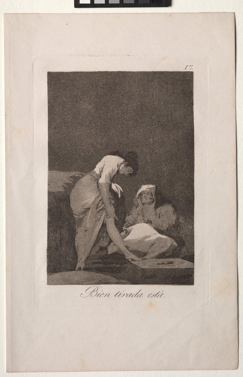 Caprichos: Está Bien Estirado de Francisco de Goya
