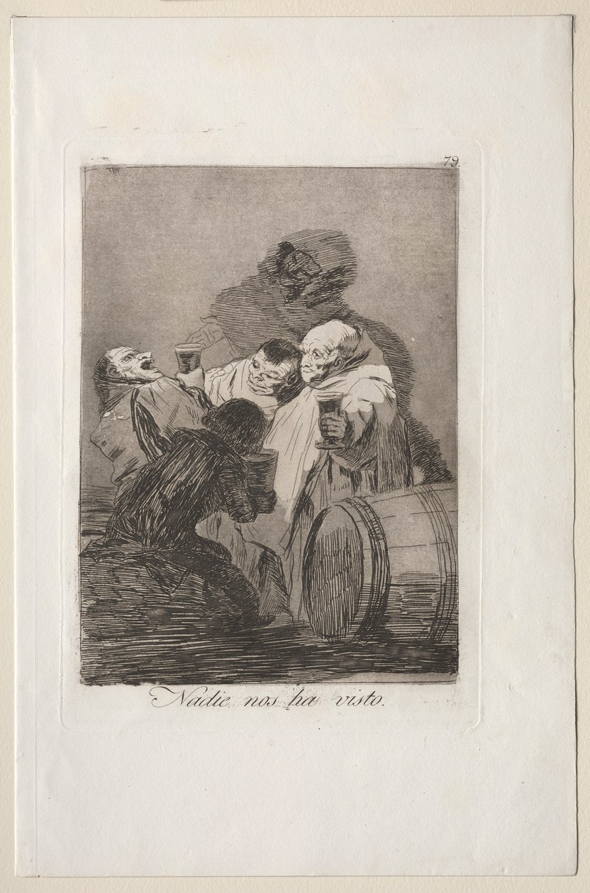 Caprichos: Nadie nos ha visto de Francisco de Goya
