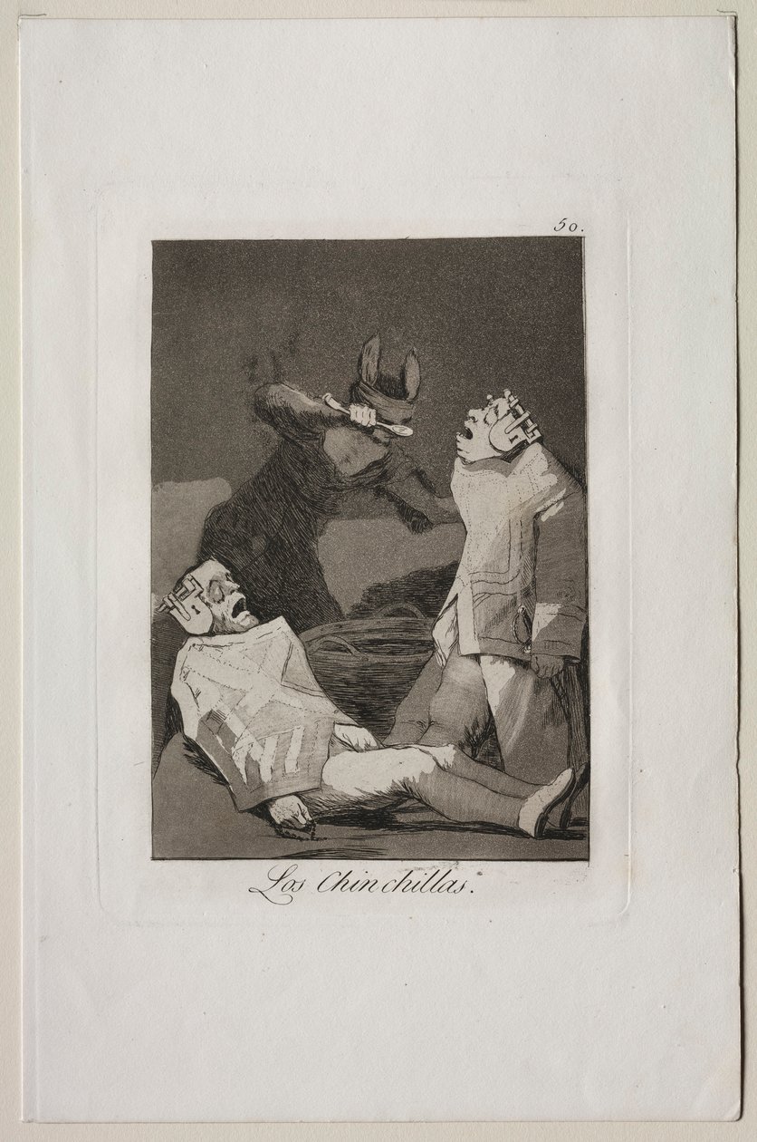 Caprichos: Los Chinchillas de Francisco de Goya