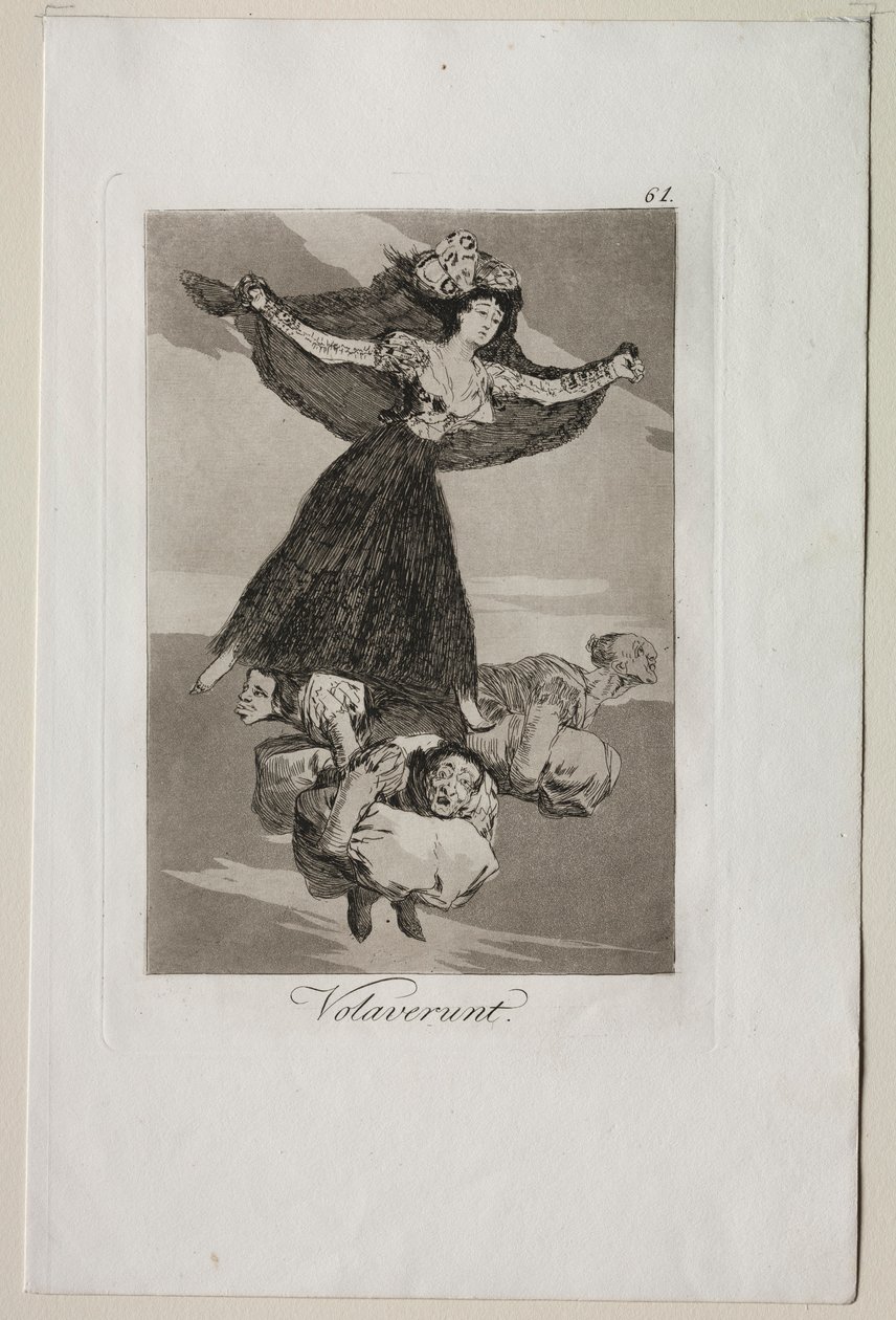Caprichos: Han volado de Francisco de Goya