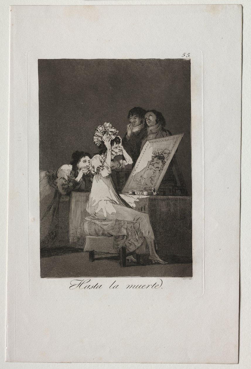 Caprichos: Hasta la muerte de Francisco de Goya