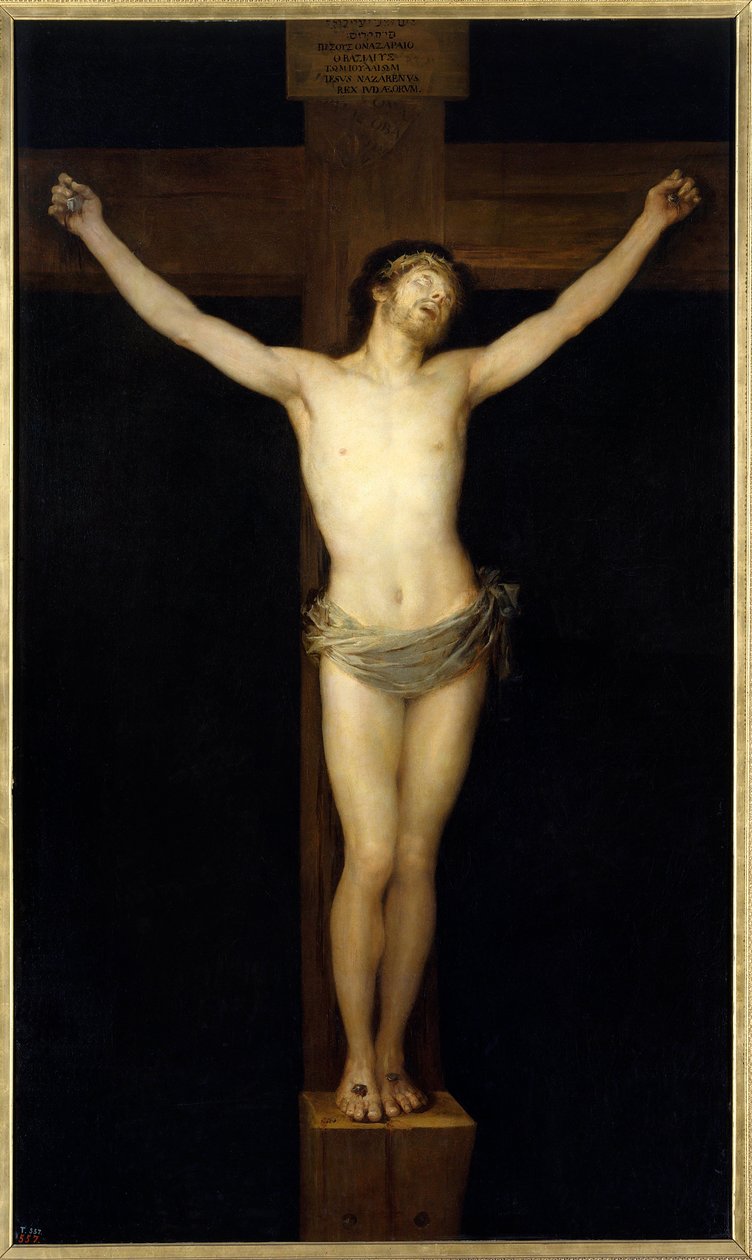 Cristo crucificado. Pintura de Francisco de Goya (1746-1828) de Francisco de Goya