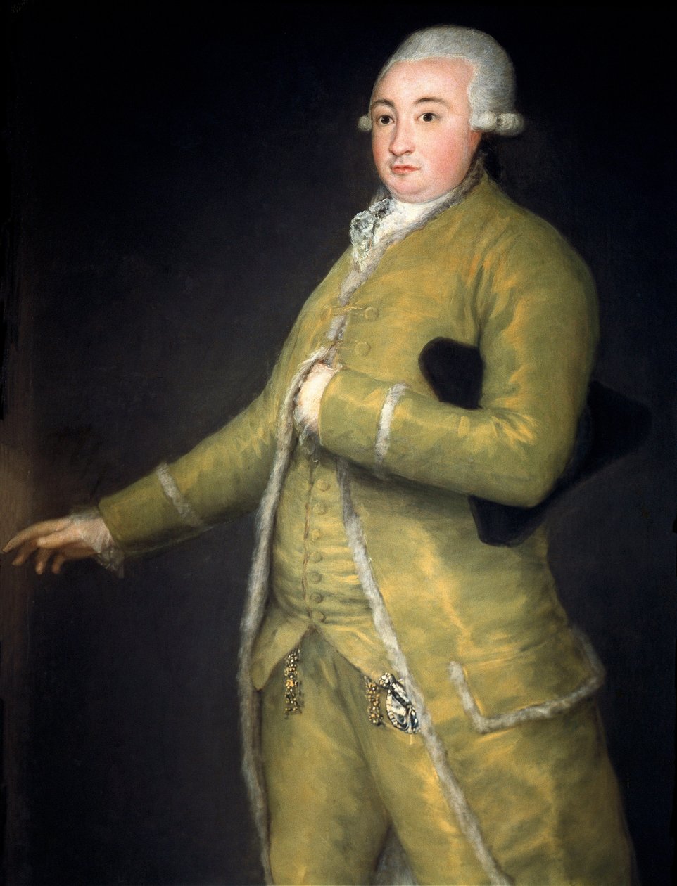 Conde François de Cabarrus (Francisco de Cabarrus) de Francisco de Goya