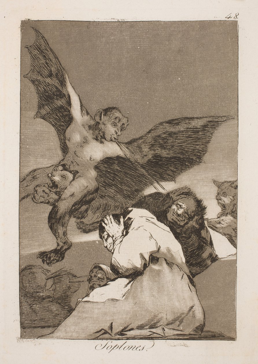 De blæser dem i ørene de Francisco de Goya