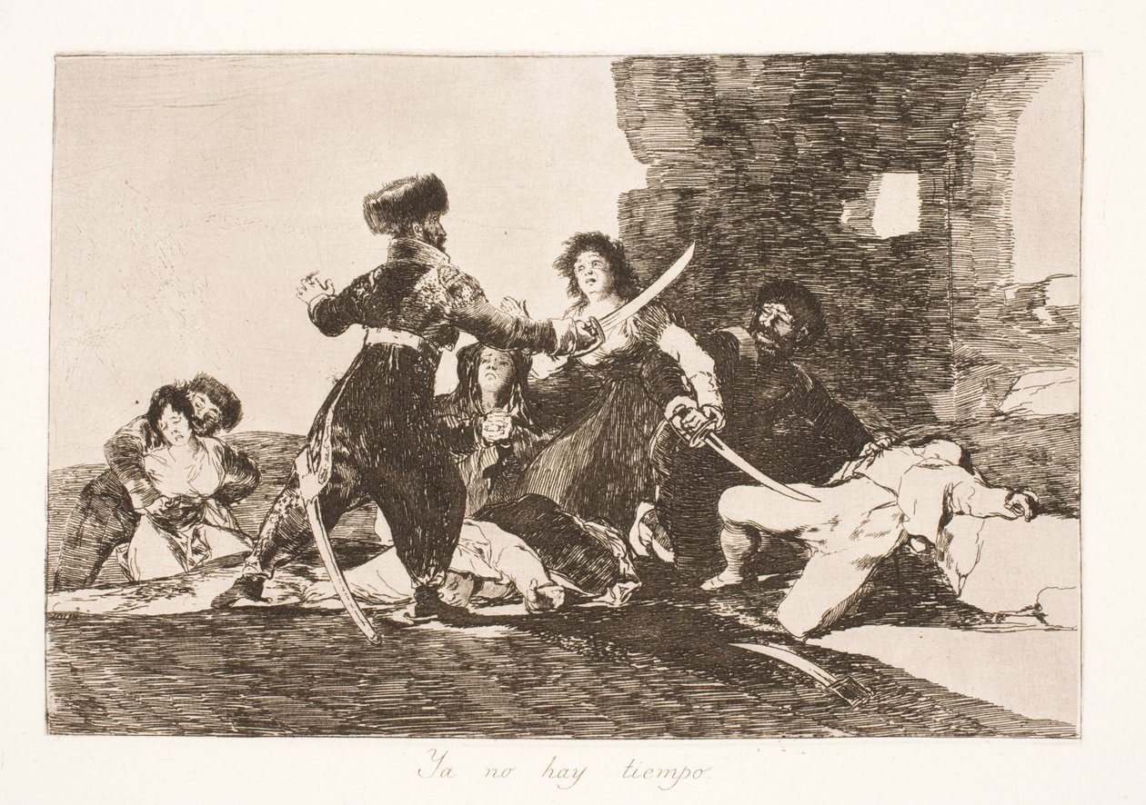 Ya es demasiado tarde (19) de Francisco de Goya
