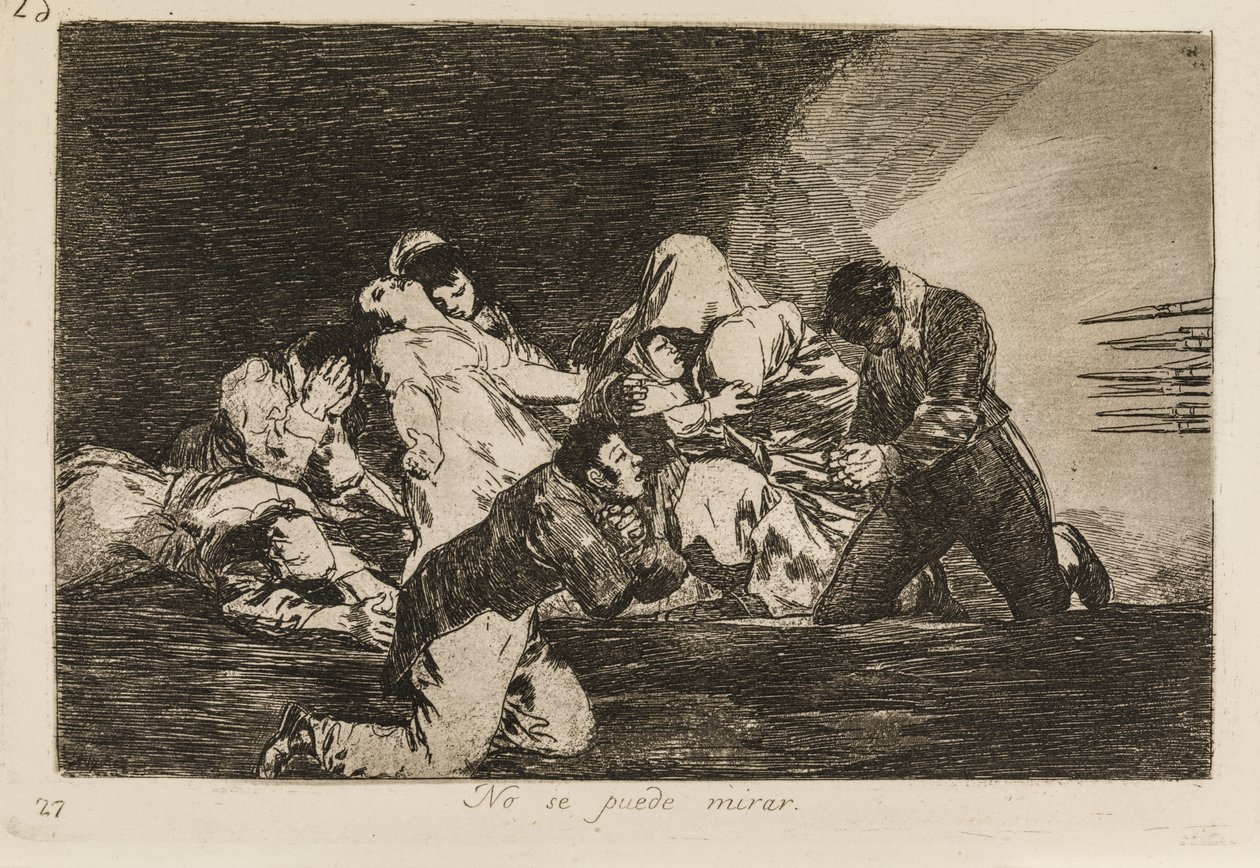 No se puede ver (26) de Francisco de Goya