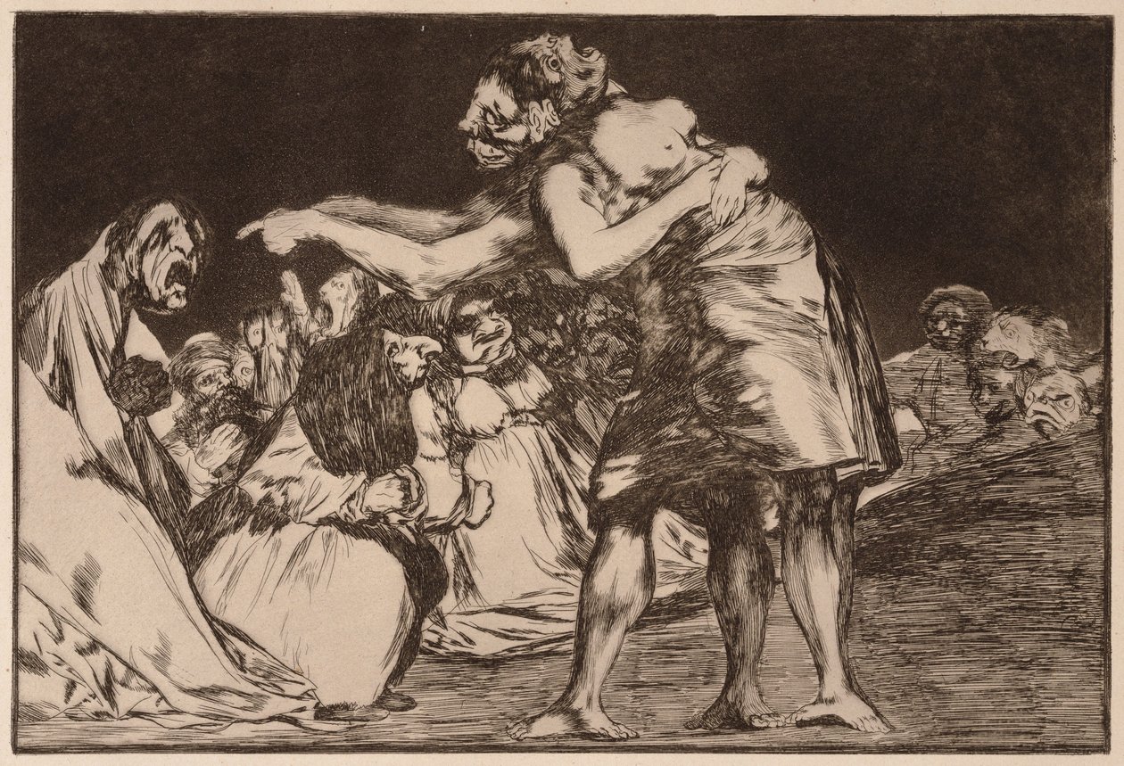 «Disorderly Folly» (Desorden dispar), de la serie «Los Disparates» de Francisco de Goya
