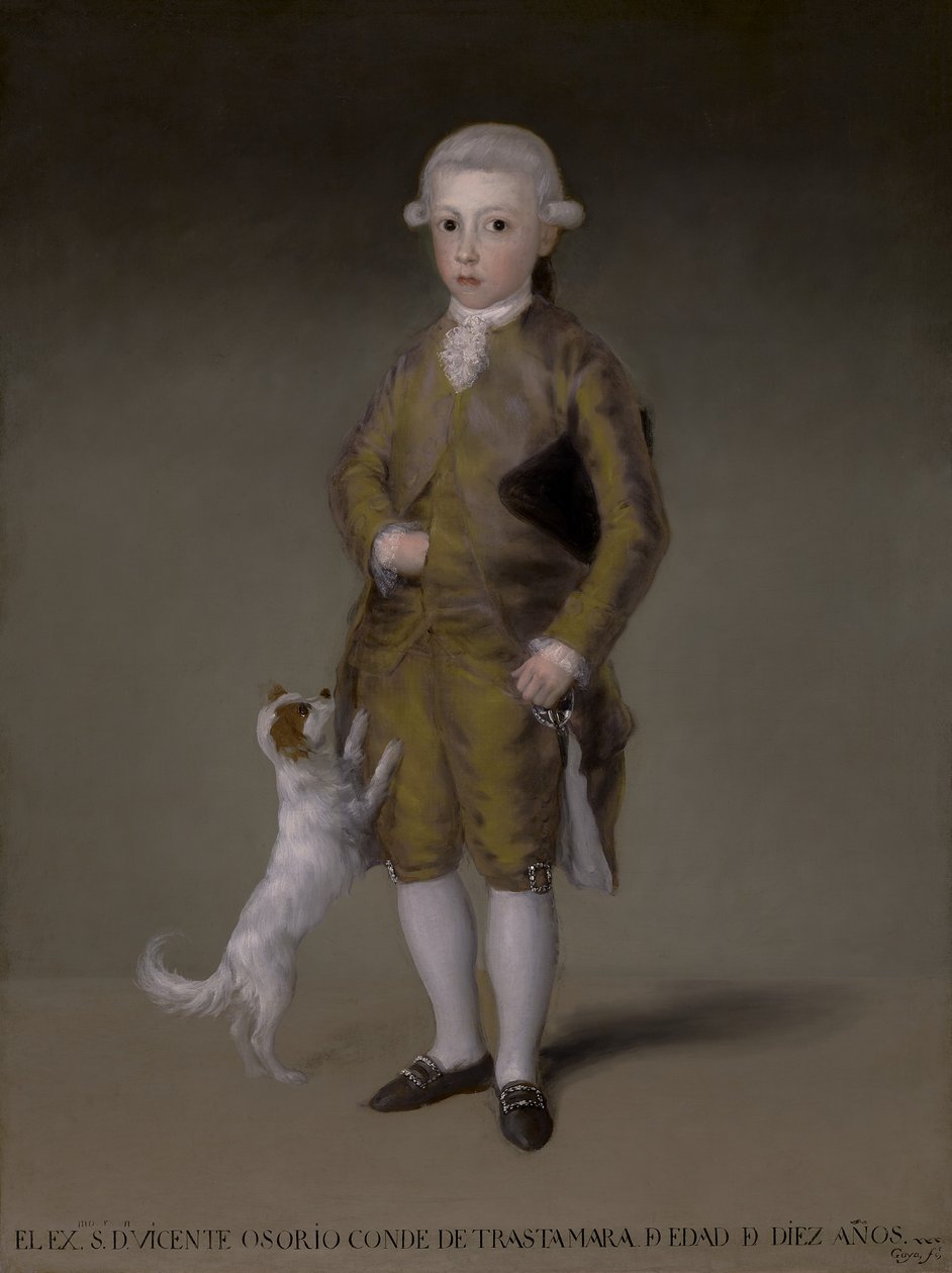 Don Vicente Isabel Osorio de Moscoso y Álvarez de Toledo, Conde de Trastámara, c.1787-88 de Francisco de Goya