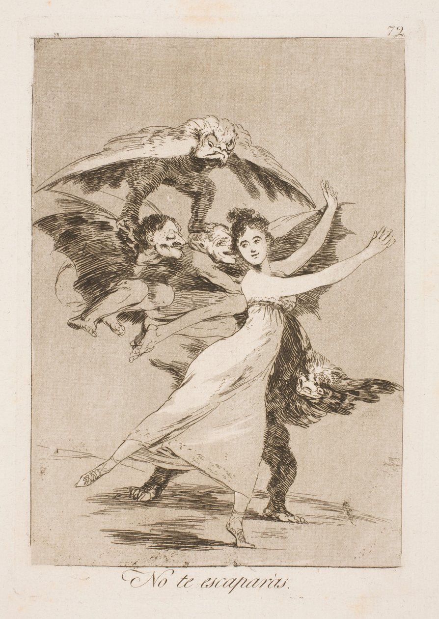 No te escaparás de nosotros de Francisco de Goya