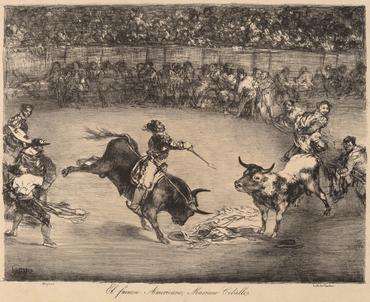 El famoso Americano, Mariano Ceballos de Francisco de Goya