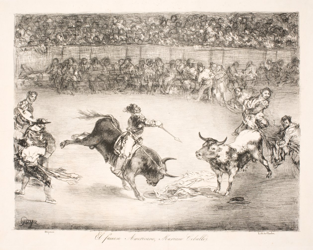 "El famoso Americano, Mariano Ceballos" de Francisco de Goya