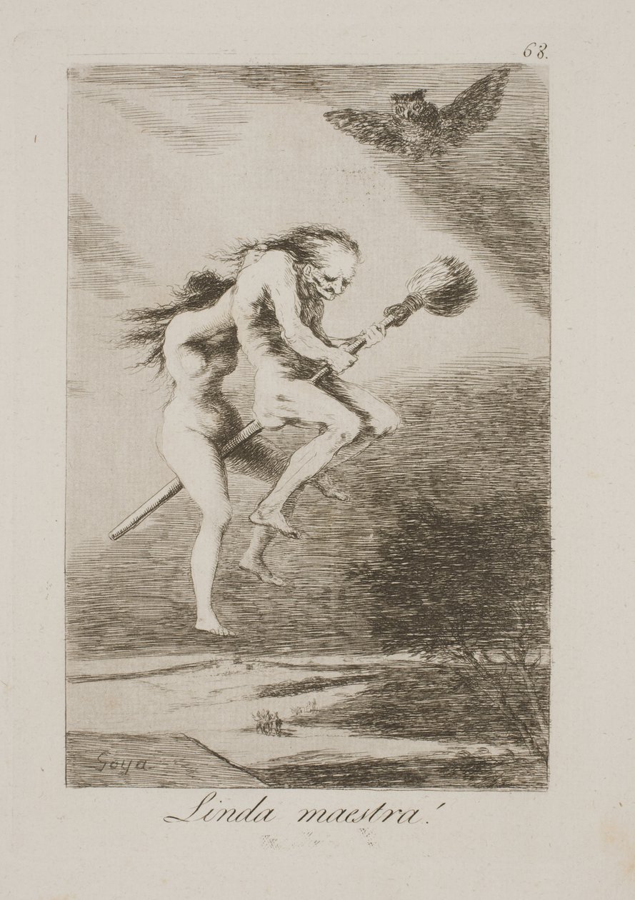 Un maestro atractivo de Francisco de Goya