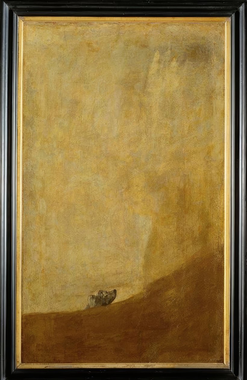 Perro de Francisco de Goya