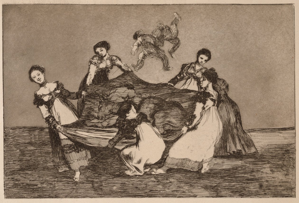 «Disparate femenino», de la serie «Los Disparates» de Francisco de Goya