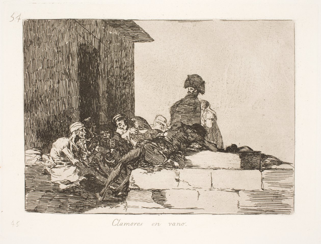 Queja Inútil (54) de Francisco de Goya