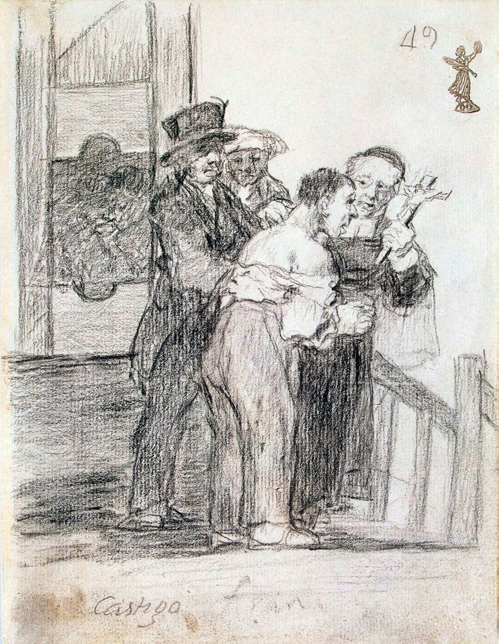 Penalización francesa, entre 1824 y 1828 de Francisco de Goya