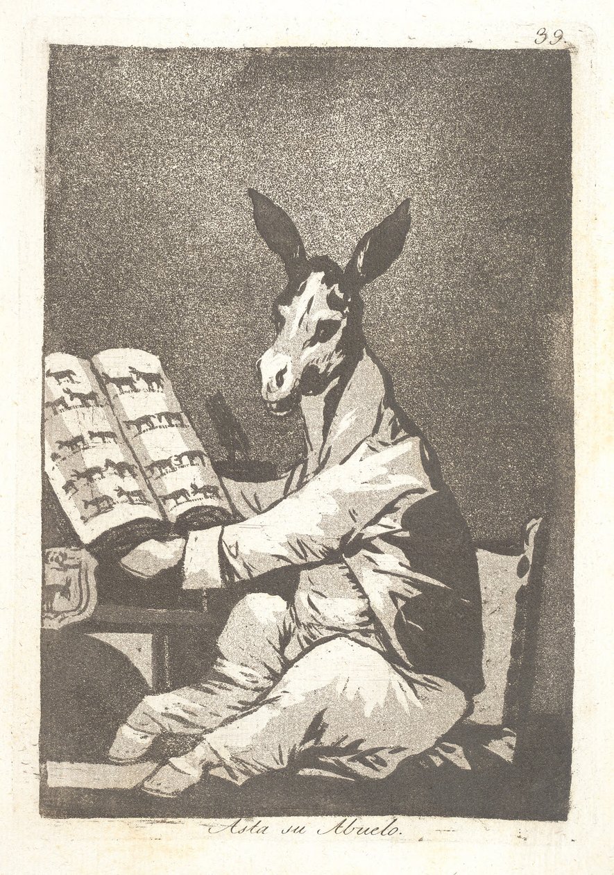 Sus antepasados de Francisco de Goya