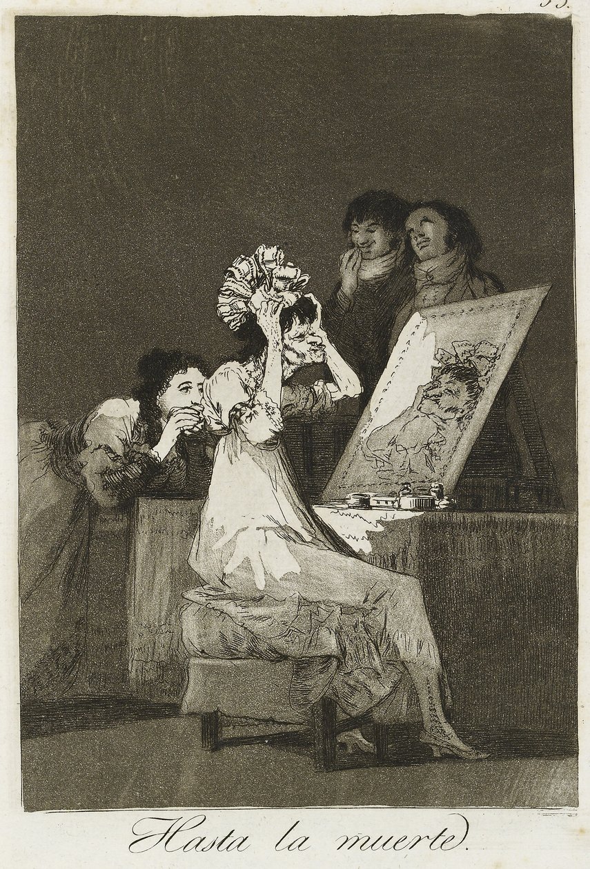 Hasta la muerte, 1799 de Francisco de Goya