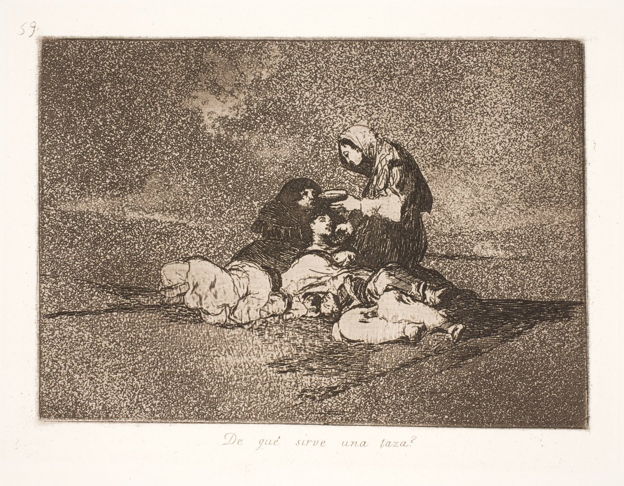 ¿Qué vale una sola taza? (59) de Francisco de Goya