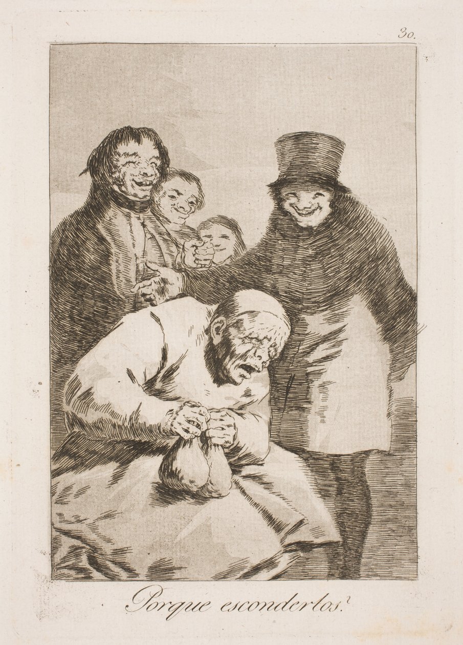 ¿Por qué esconderlos? de Francisco de Goya