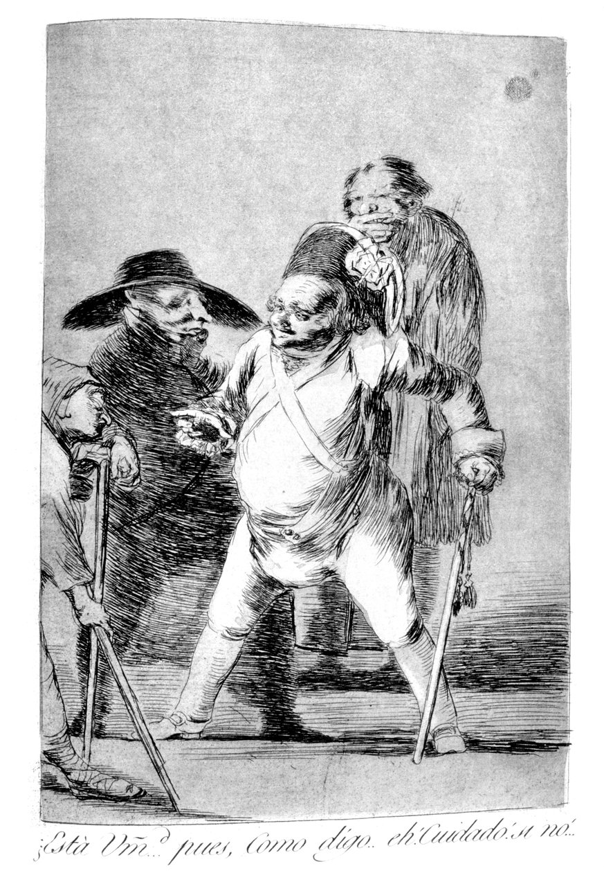 ¿Es esta su excelencia?, 1799 de Francisco de Goya