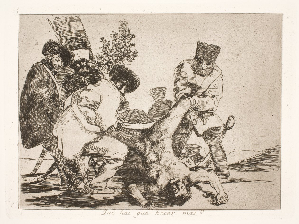 ¿Se puede hacer más? (33) de Francisco de Goya