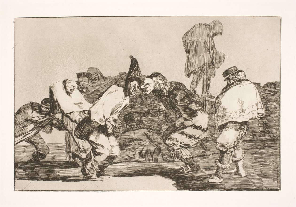 La locura del carnaval (Diviértete, carnaval, porque mañana habrá ceniza) de Francisco de Goya