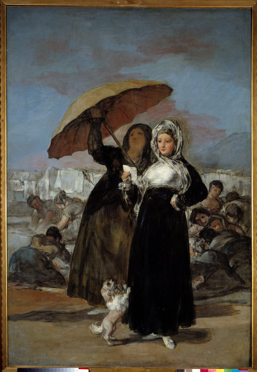 La carta o los jóvenes (1814) de Francisco de Goya