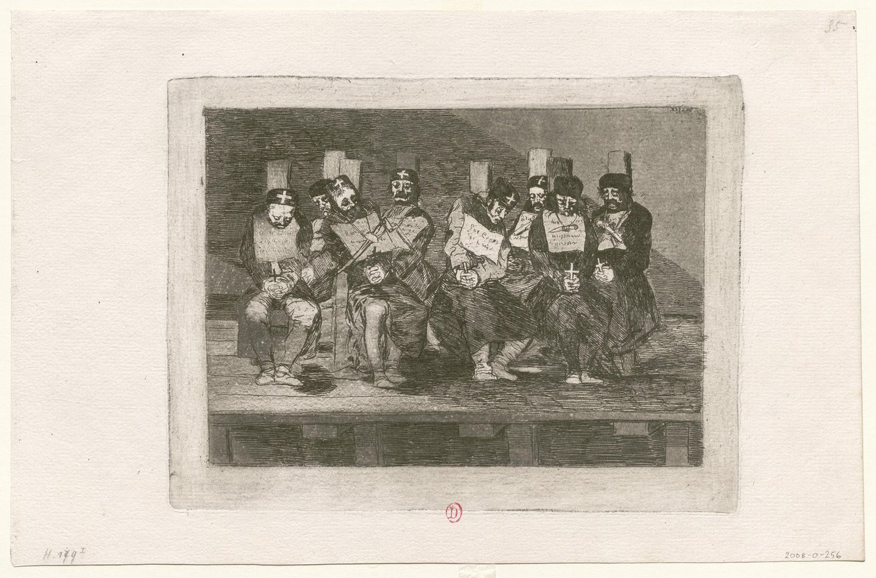Los desastres de la guerra, lámina 35: No se puede saber por qué de Francisco de Goya