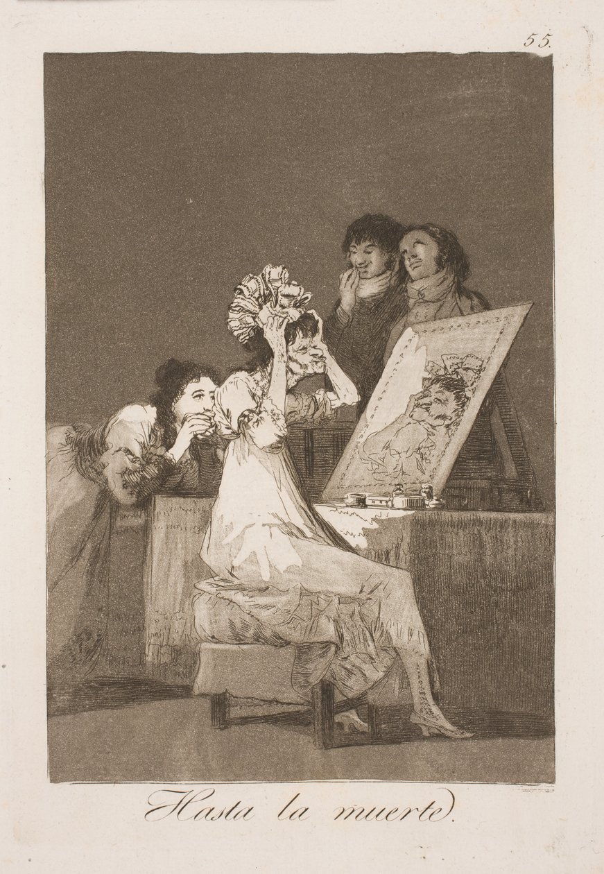 Hasta su muerte de Francisco de Goya