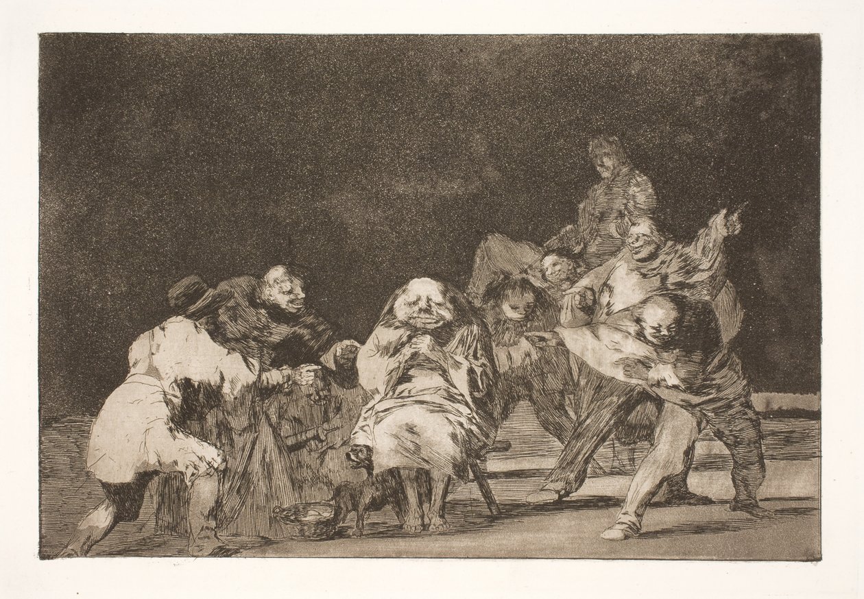 Lealtad (El que no te gusta, te difamará a través de bromas) de Francisco de Goya
