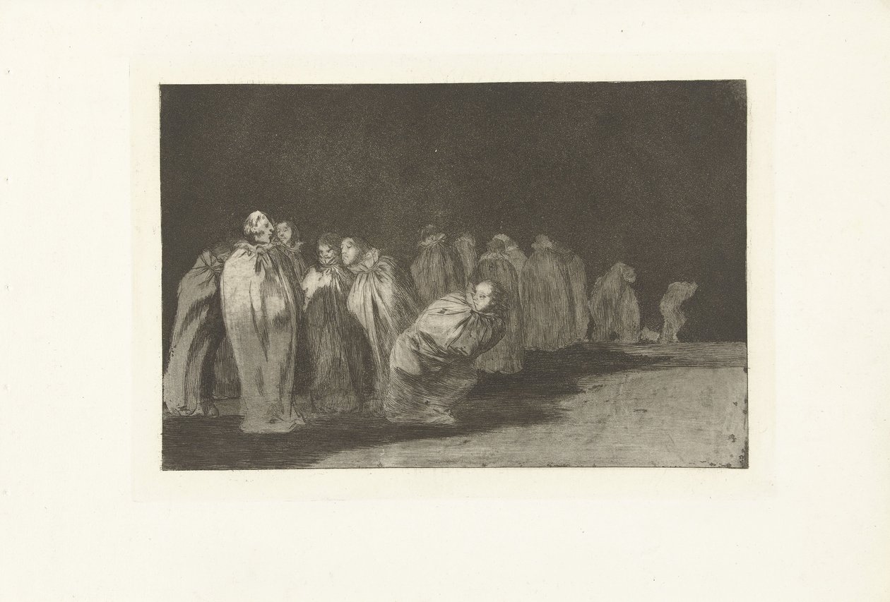Hombres en bolsillos Los Ensacados Los Disparates (Las locuras) (título de la serie) Los Proverbios (Los Proverbios) (título de la serie) de Francisco de Goya