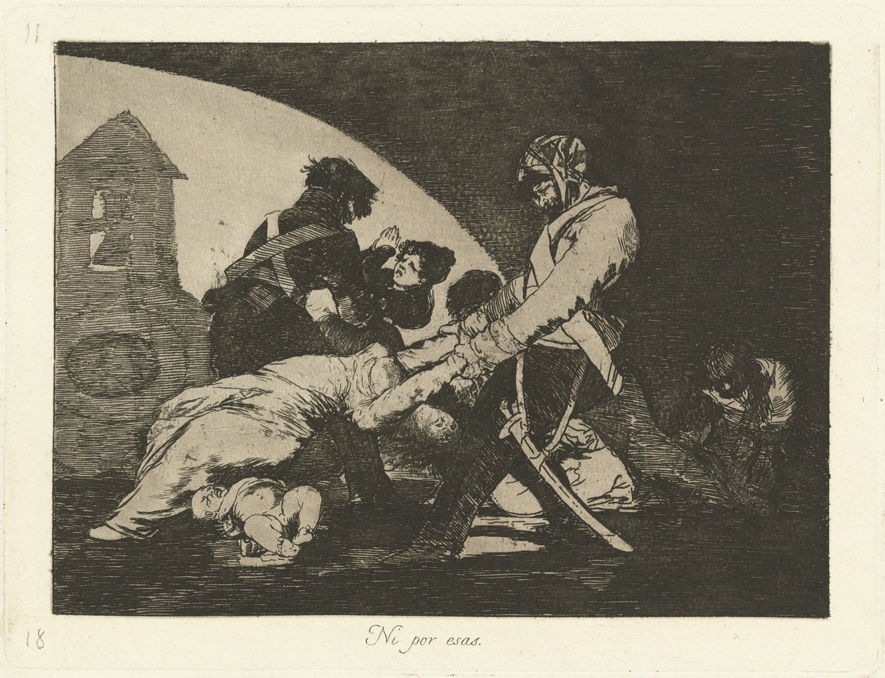 Ni por Esas de Francisco de Goya