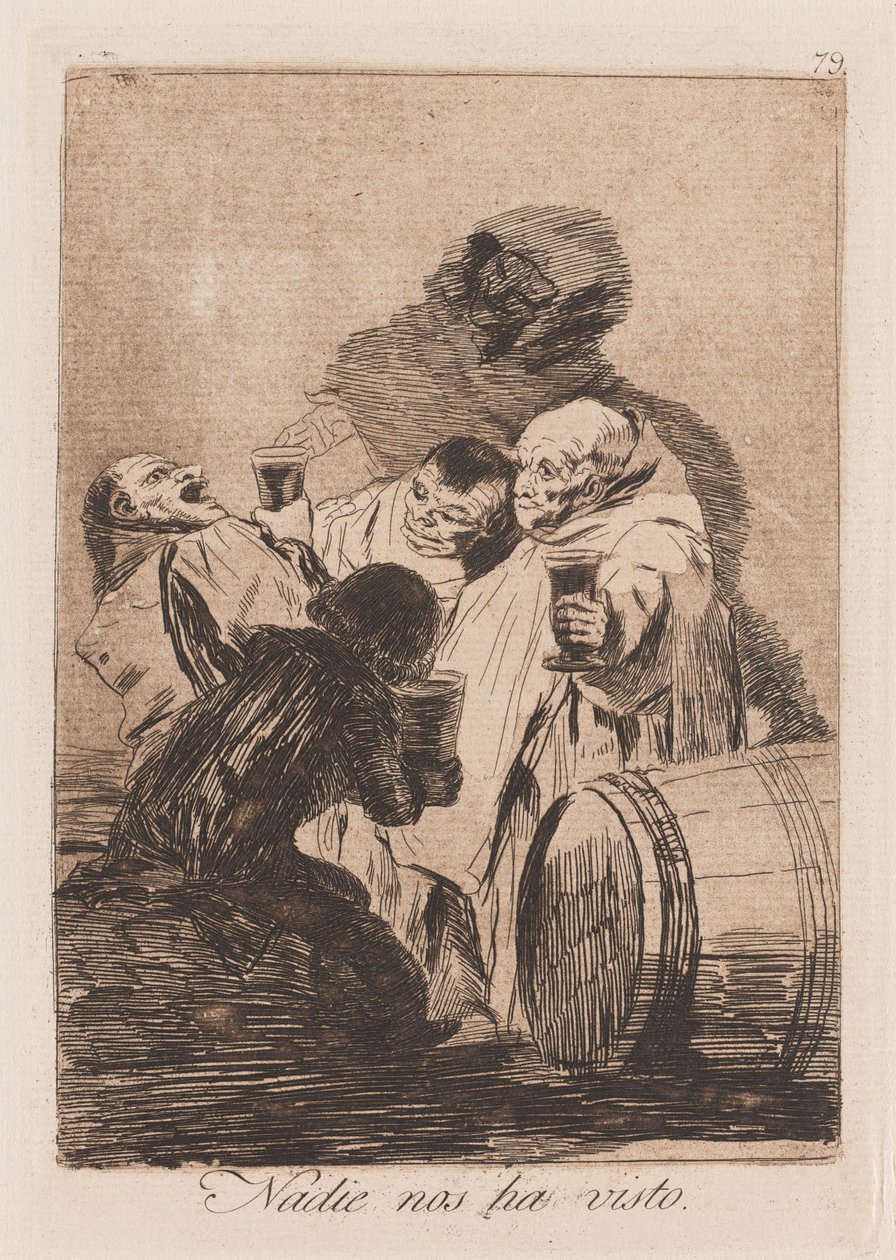 Nadie nos ha visto, finales del siglo XVIII-principios del XIX de Francisco de Goya