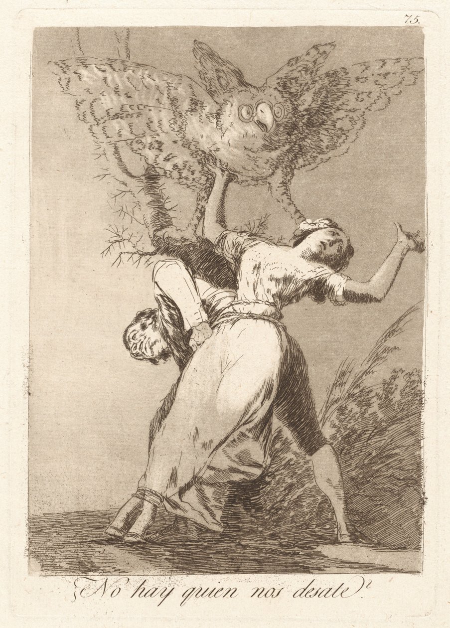 ¿No hay quien nos desate? de Francisco de Goya