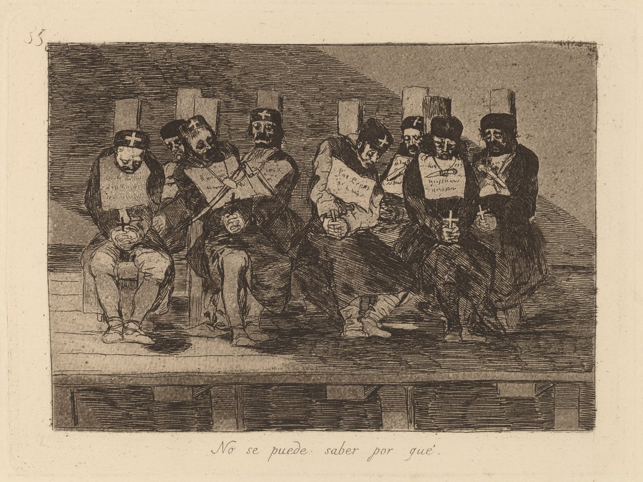 No se puede saber por qué de Francisco de Goya