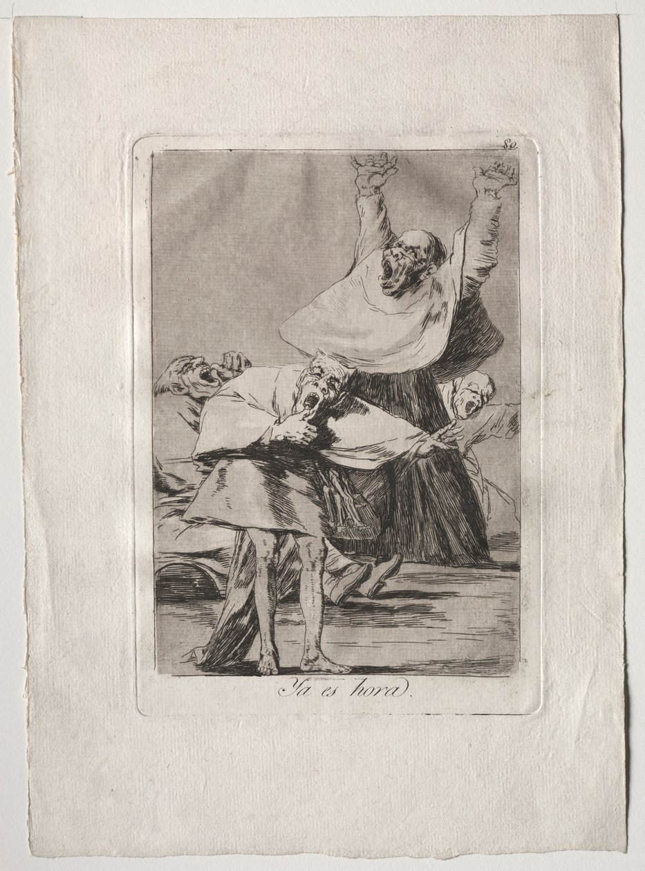 Ochenta Caprichos: Es hora, 1793-1798 de Francisco de Goya