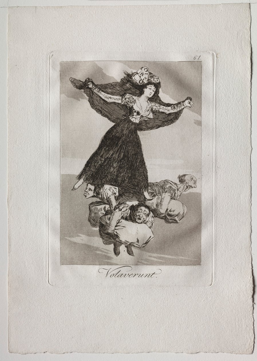 Ochenta Caprichos: Volaverunt, 1793-1798 de Francisco de Goya