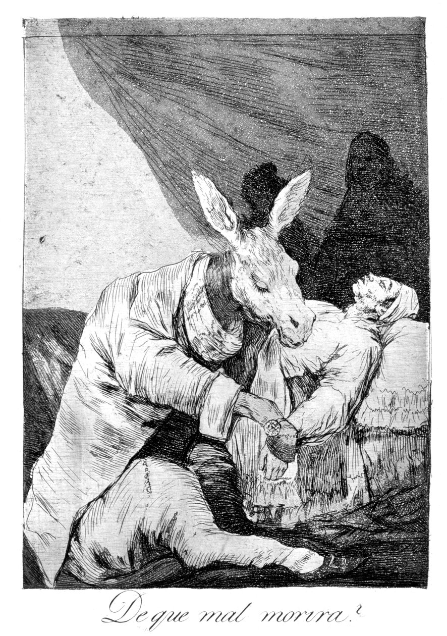 De qué mal murió de Francisco de Goya