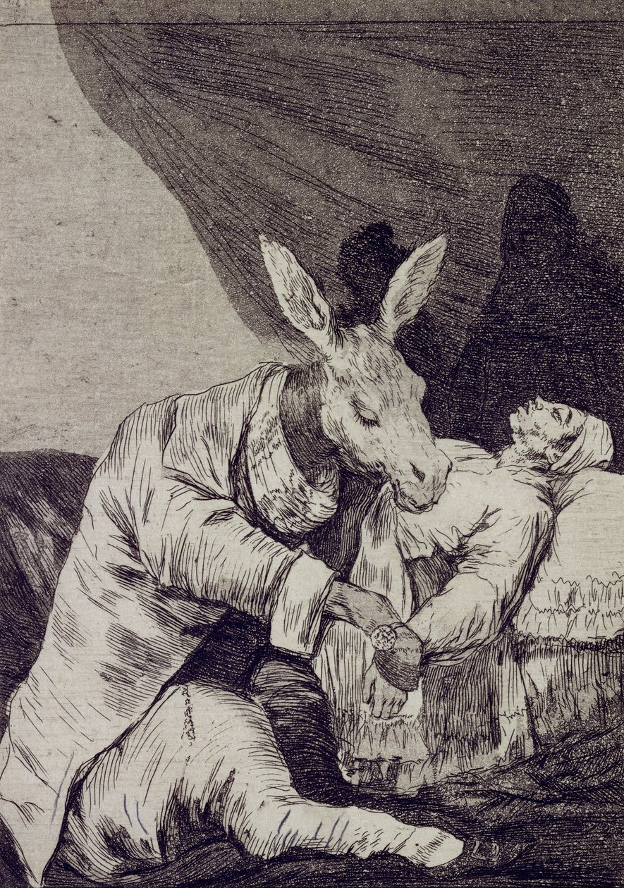 De qué mal morirá Capricho No 40 de Francisco de Goya