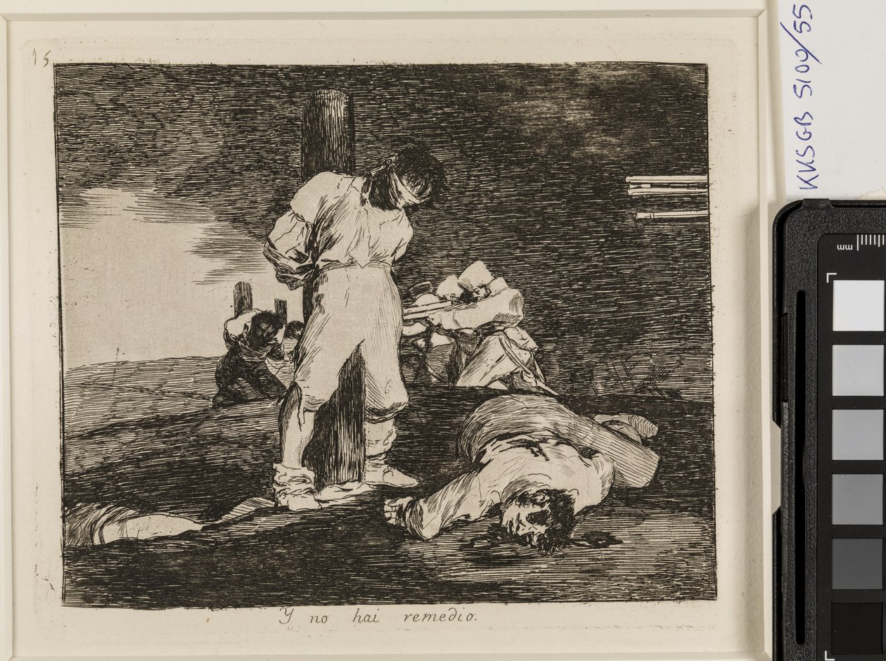 Y no hay nada más que hacer (15) de Francisco de Goya