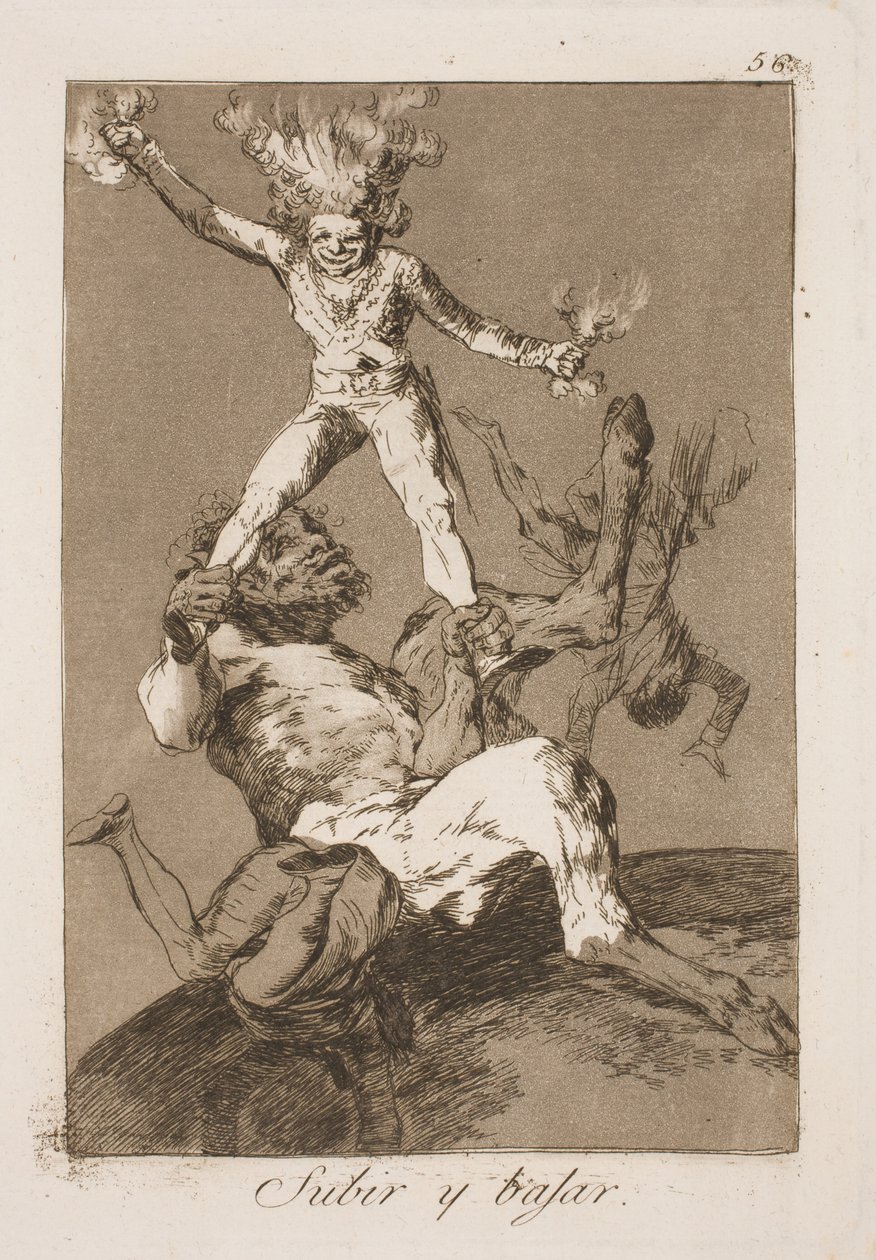 Arriba y abajo de Francisco de Goya