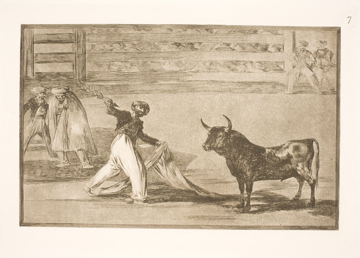 El origen de los arpones o banderillas de Francisco de Goya